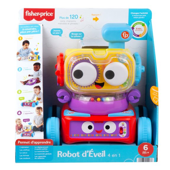 Fisher-Price - Jo le Robot 4 en 1
