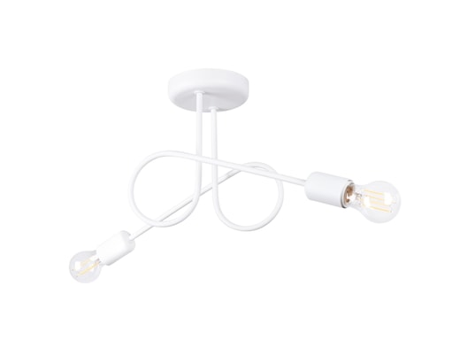 SOLLUX LIGHTING - Lustre loop 2 blanc