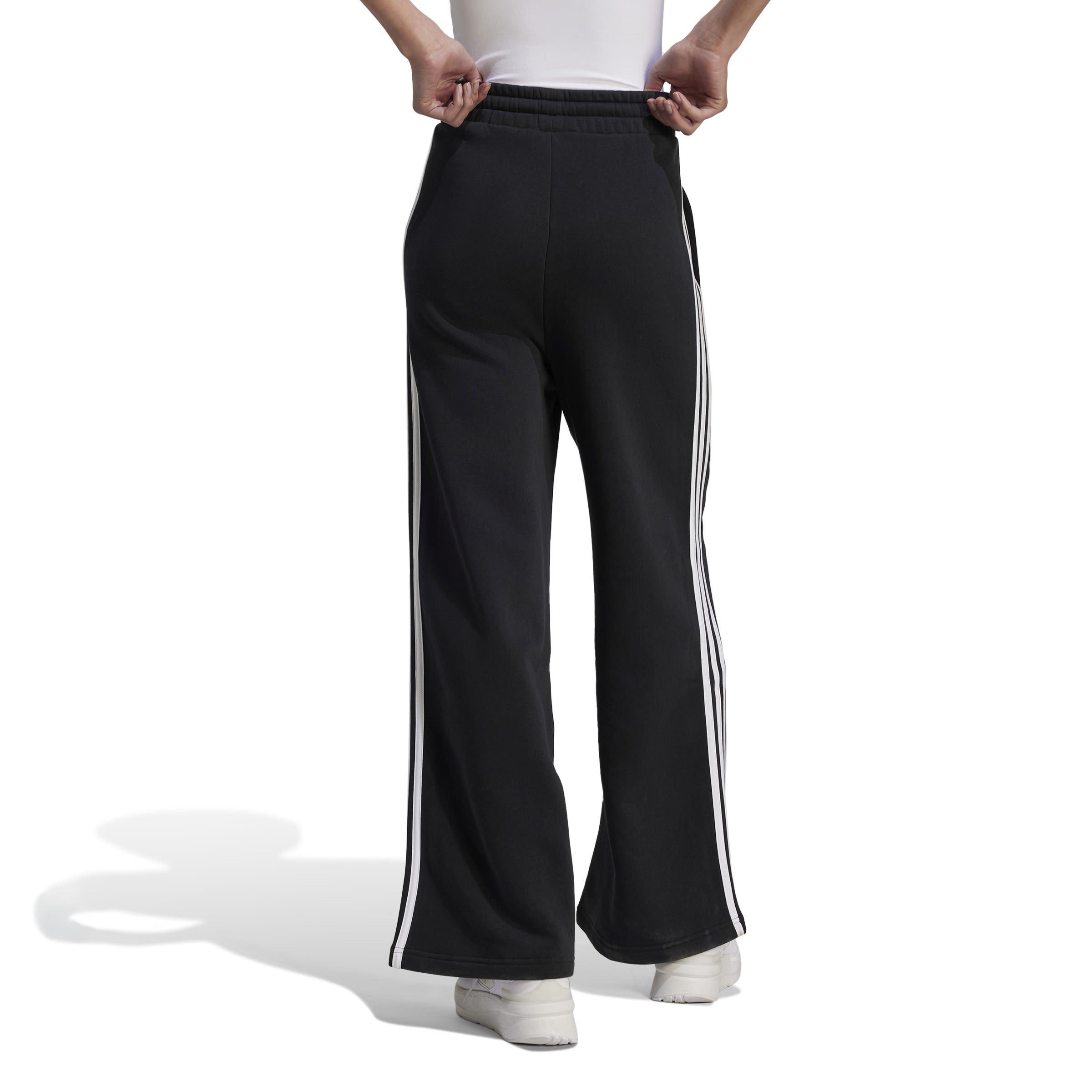 adidas Essentials 3 Stripes French Terry Wide Joggers Womens