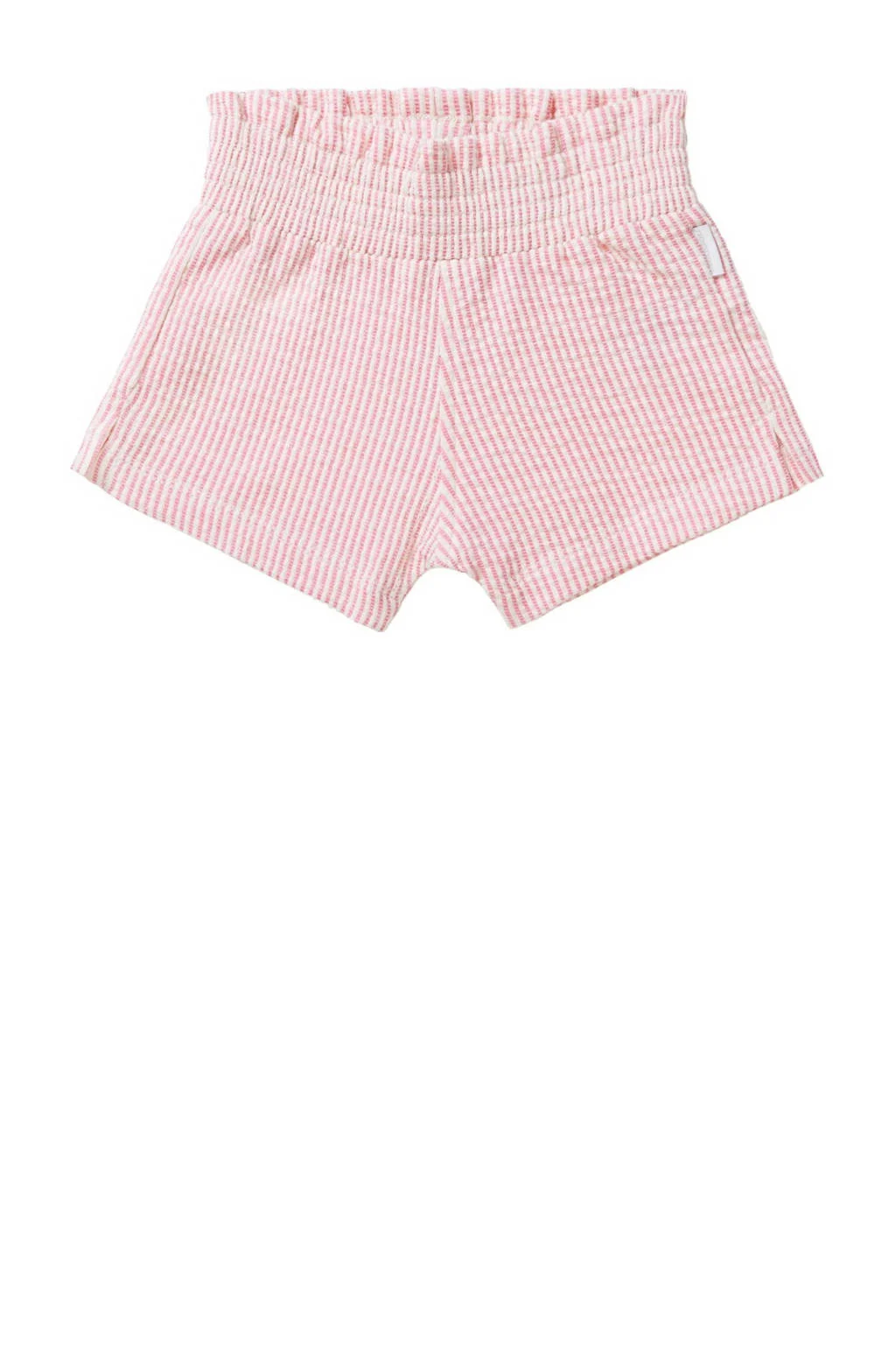 Noppies baby gestreepte regular fit casual short roze/wit