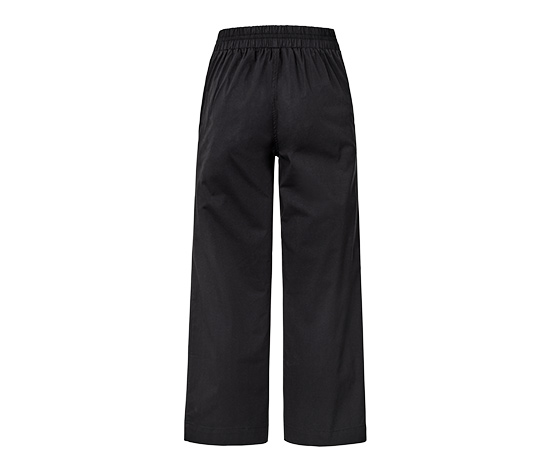 Popeline-Hose, schwarz