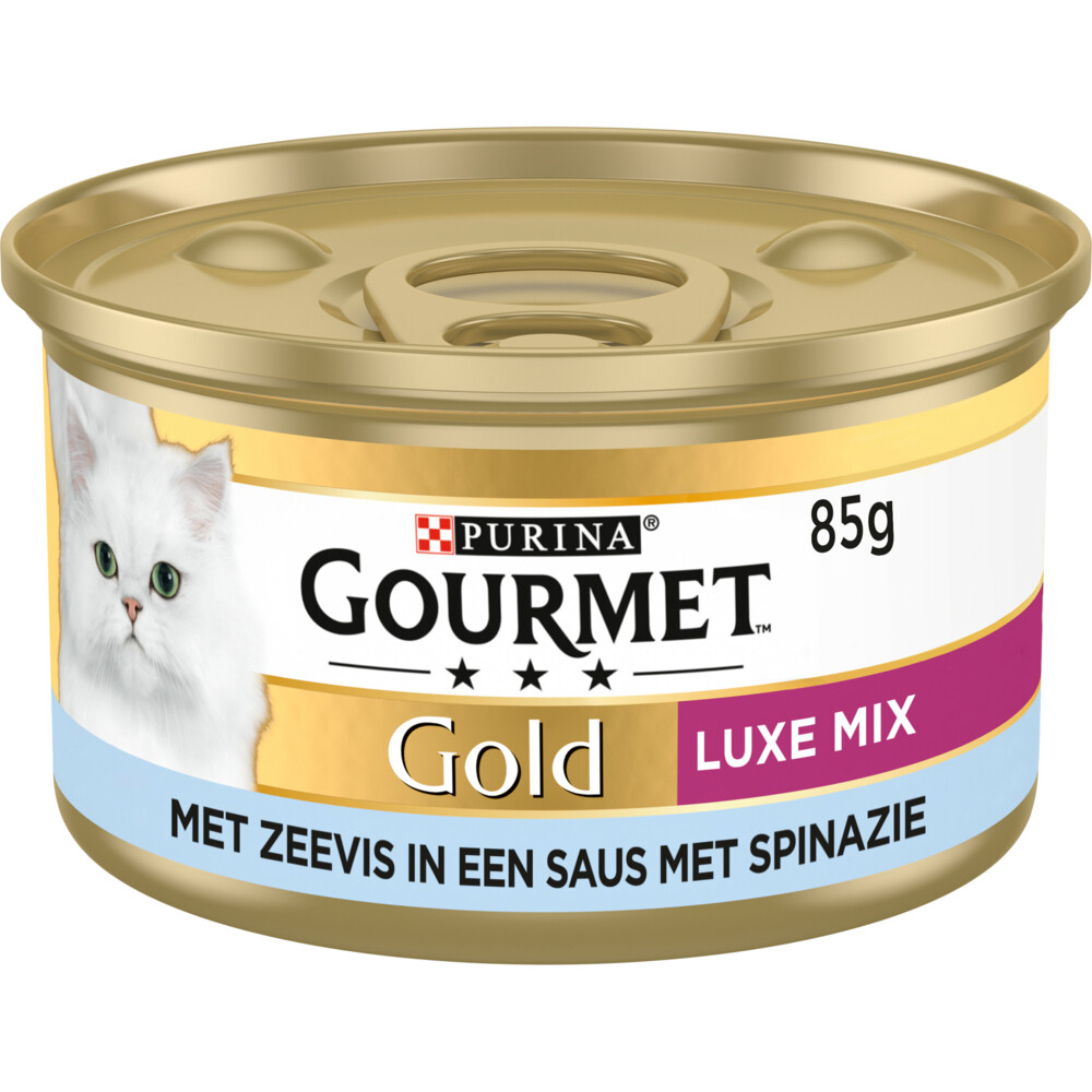 Gourmet Gold Luxe Mix Zeevis - Spinazie85 gr