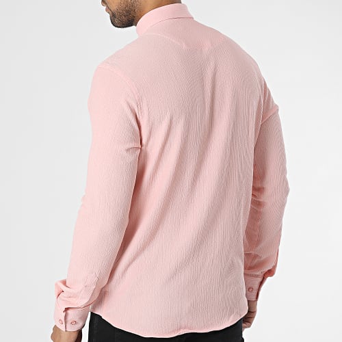 Chemise Manches Longues Rose