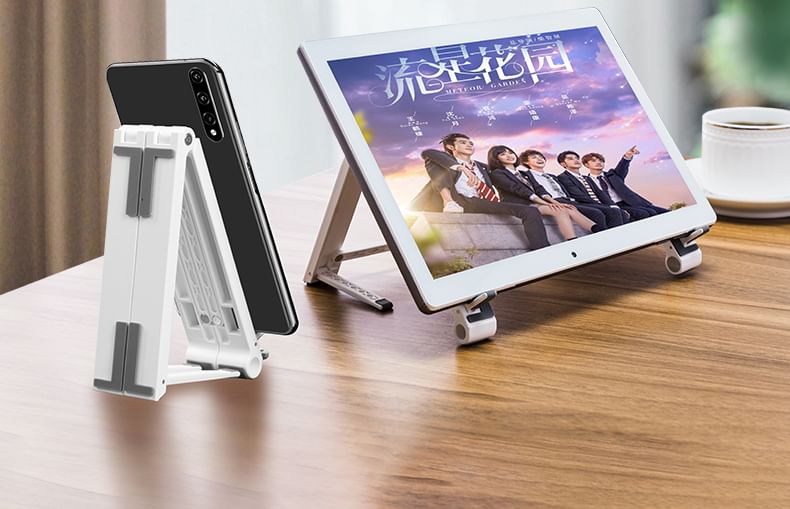 MECHA - 3-in-1 opvouwbare laptop-/tablet-/telefoonstandaard van kunststof