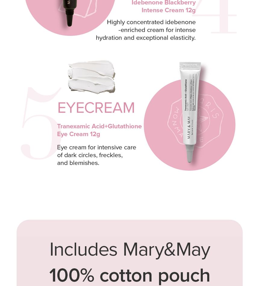 Mary&May - Intensieve Hydraterende Reisset