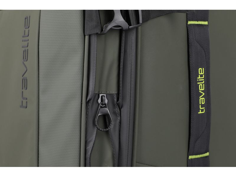 travelite Briize Trolley M erweiterbar, Dunkelgrün Reisekoffer
