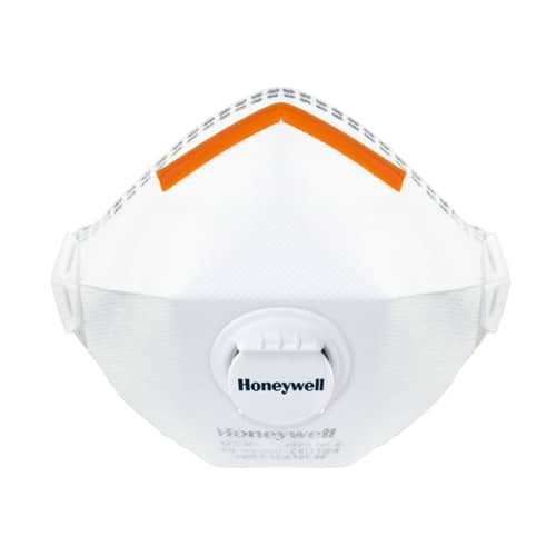 Masque de protection anti-poussières premium 4000 FFP3 Honeywell NR D pliage horizontal avec soupape