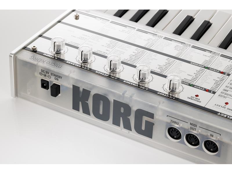 Korg Synthesizer microKORG Crystal – Limited Edition Kompakt-Synthesizer mit Analog Modeling Klangerzeugung