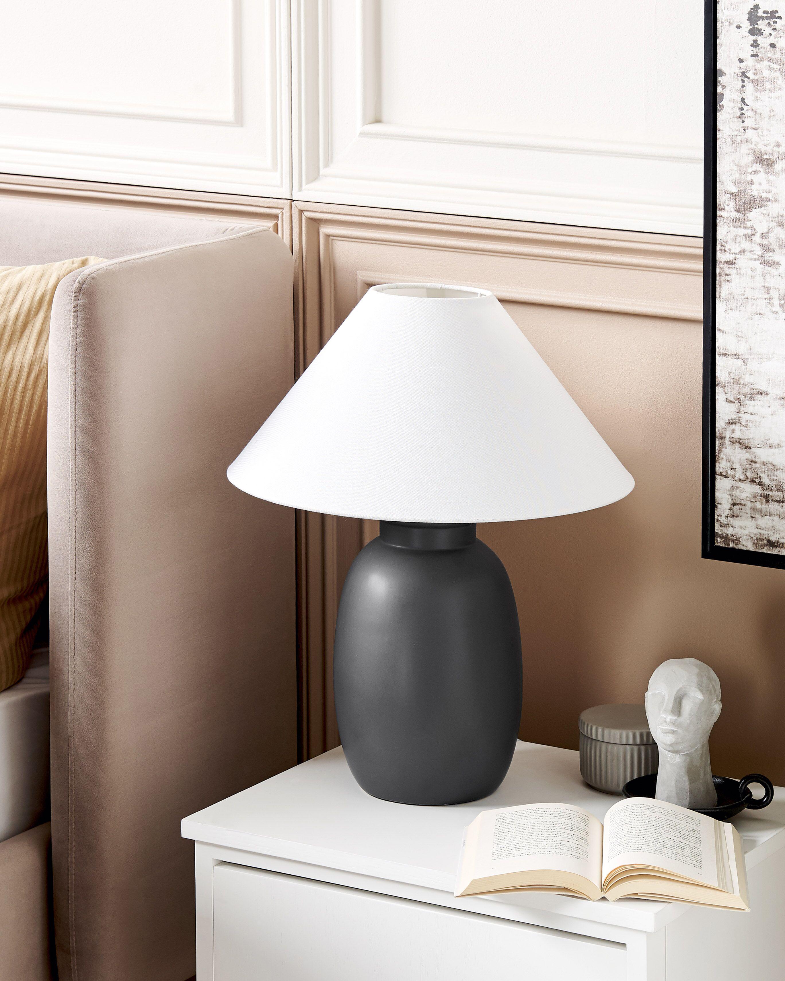 Tafellamp PATILLAS Keramiek Zwart