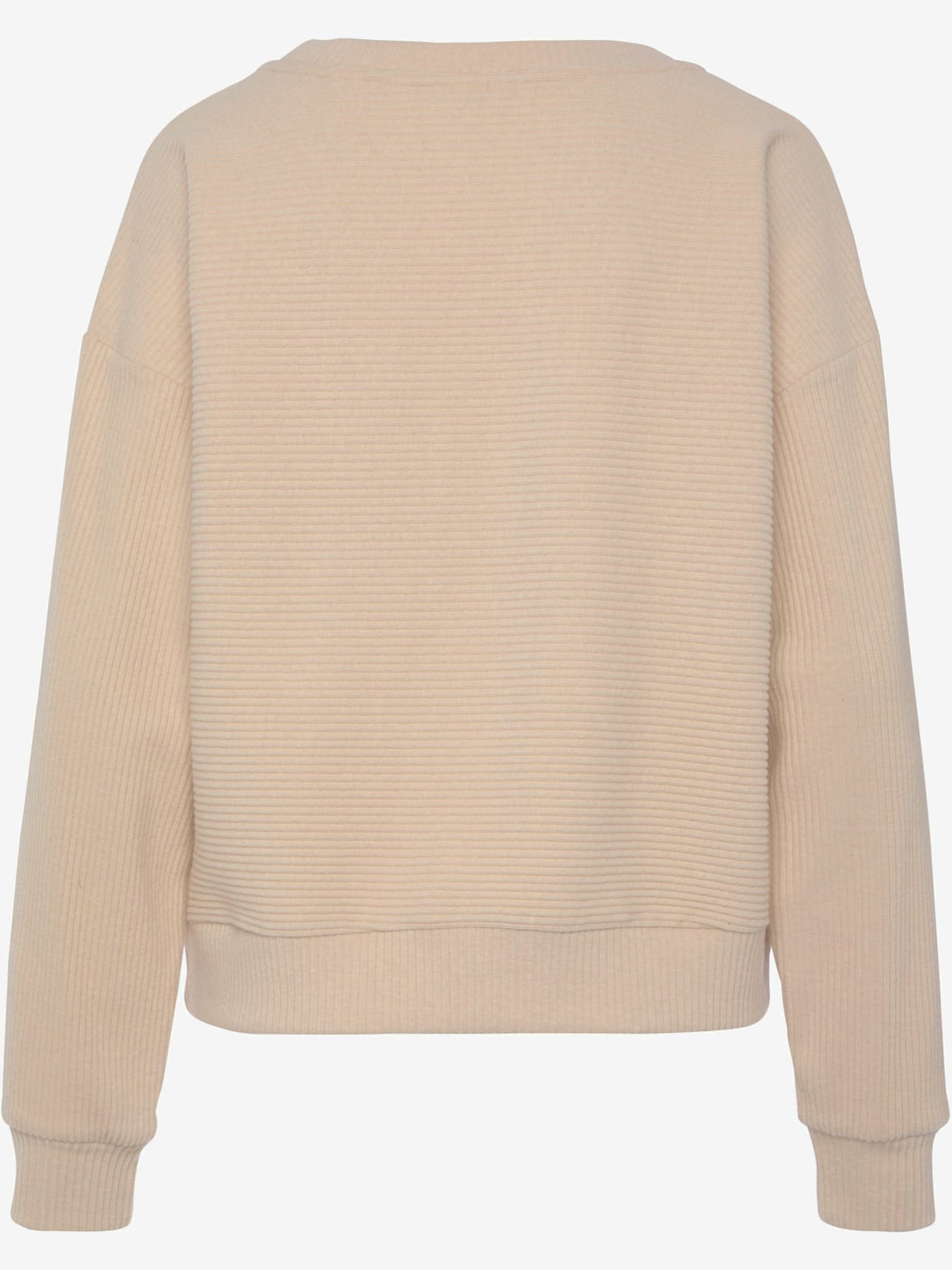 Sweatshirt en qualité côtelée