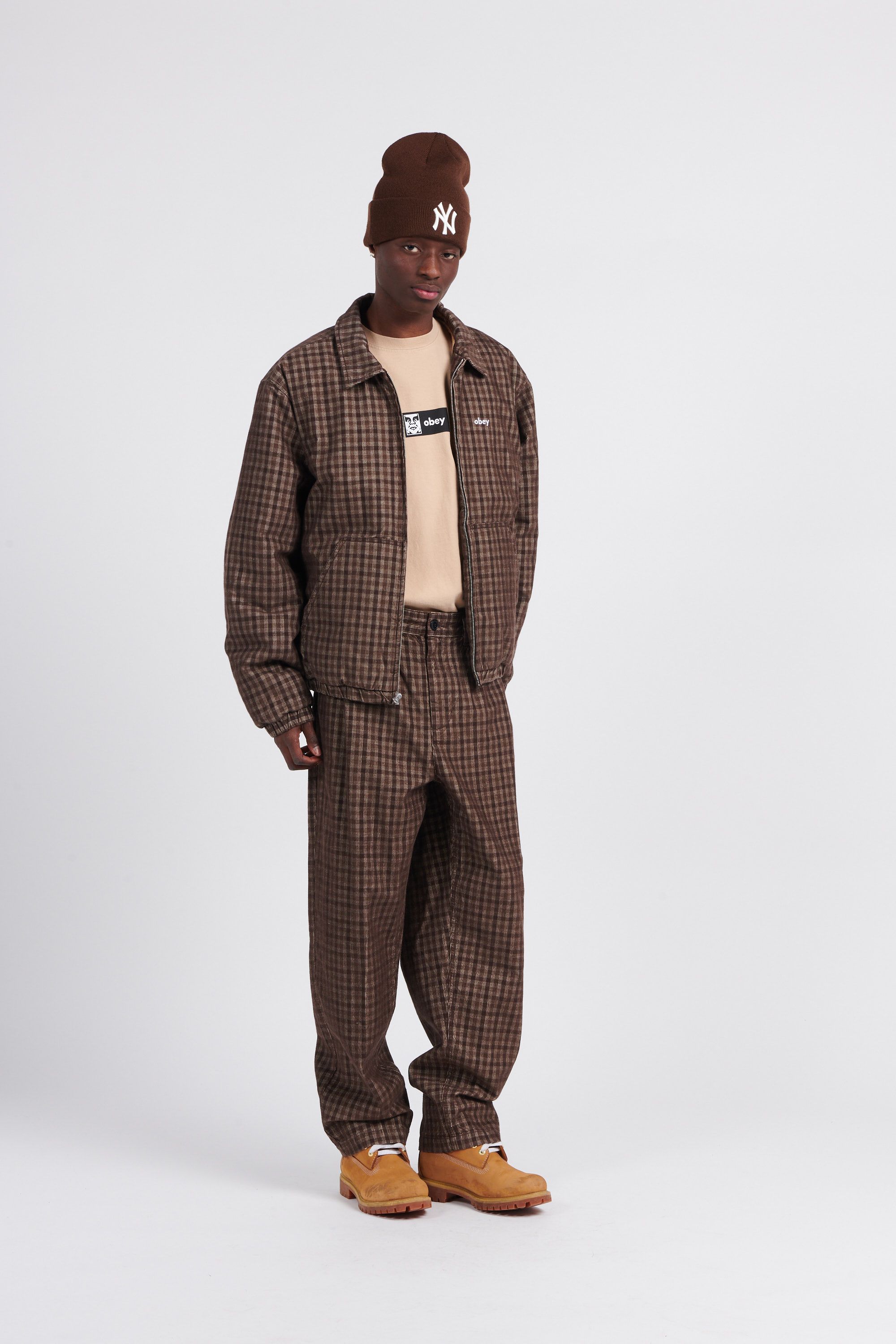 OBEY Veste HARLEM CORD JACKET Multicolore