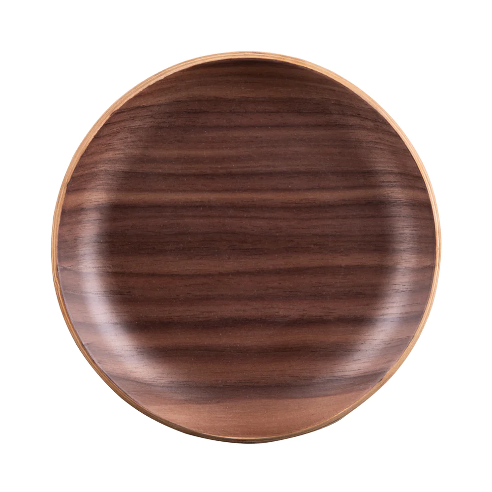 Set de 6 dessous de verre bois brun 12 cm Table passion