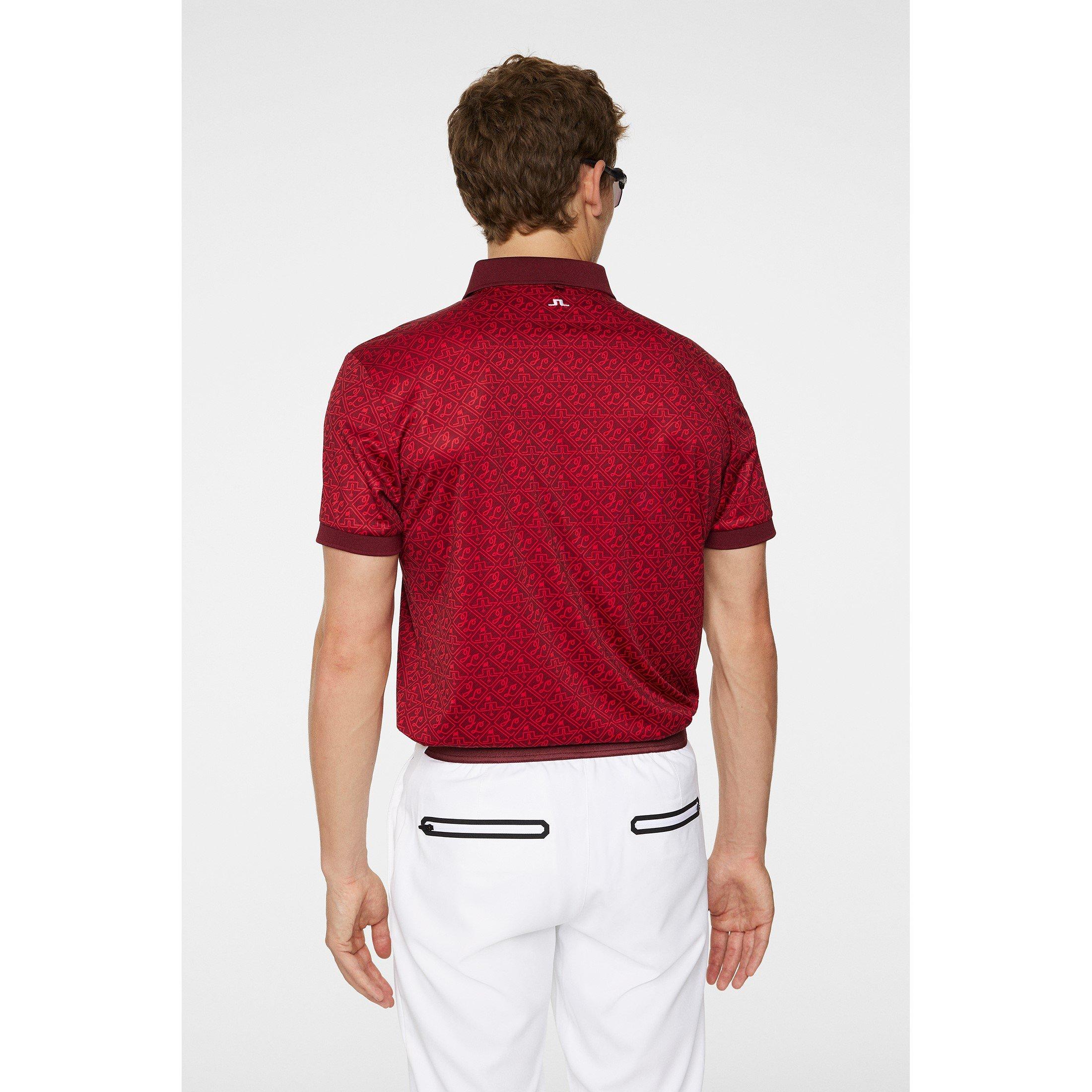J Lindeberg Golf J.Lg Tour Tech Print Polo Shirt Mens
