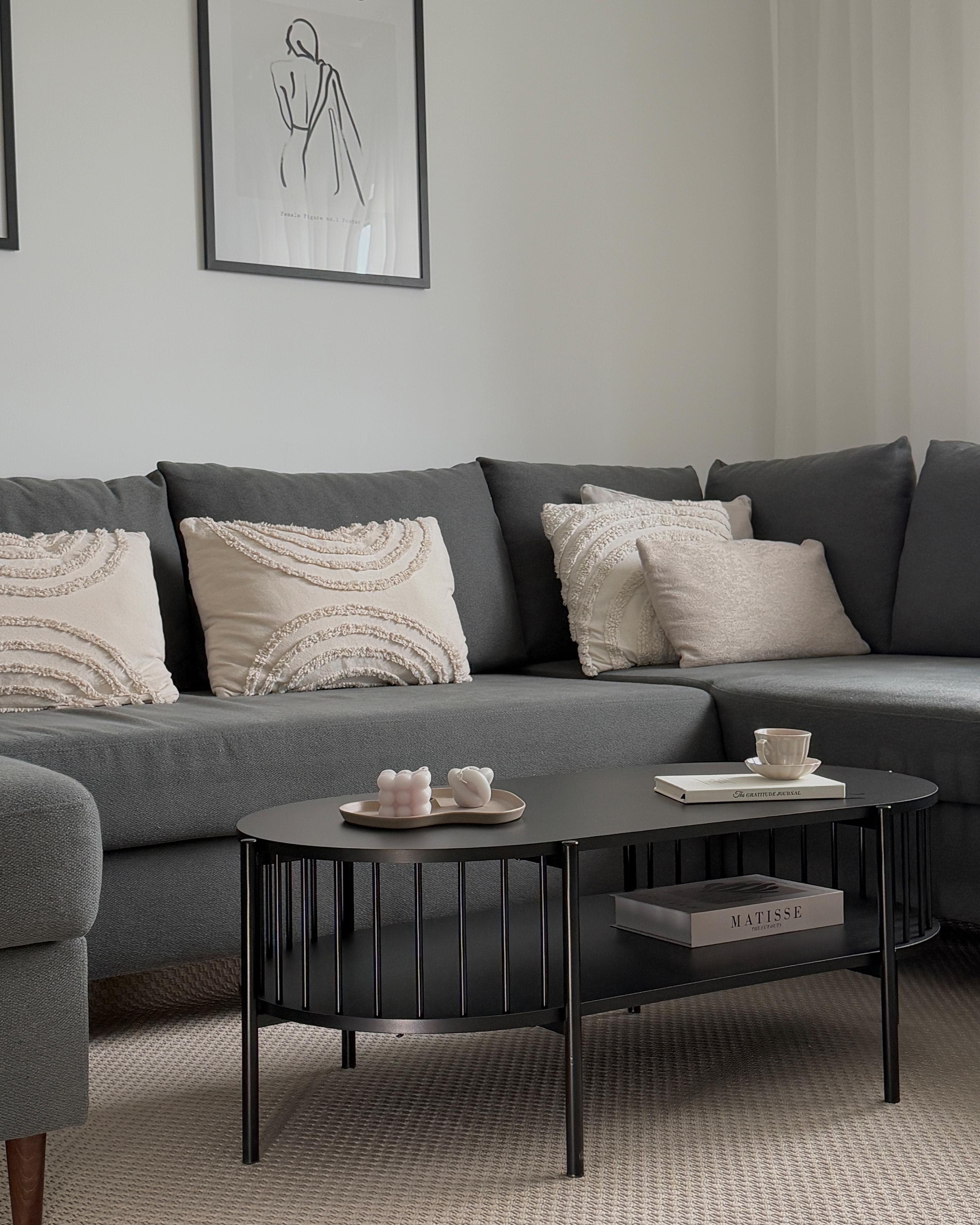 Salontafel OREANA Zwart