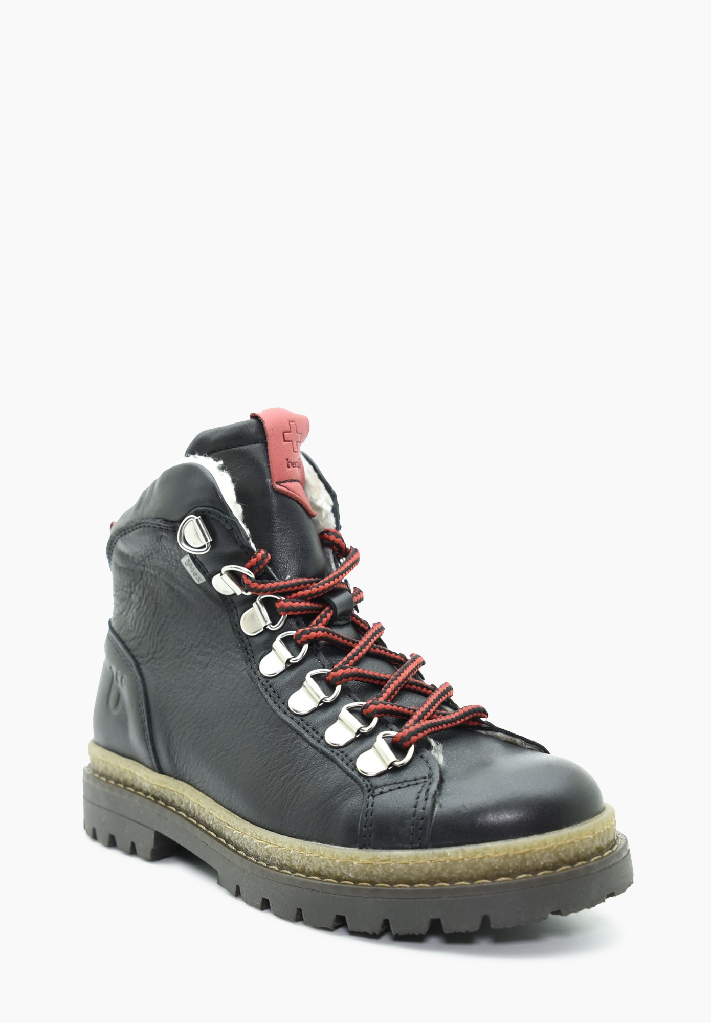 Alps sport TEX Wollfutter Kinder Schwarz