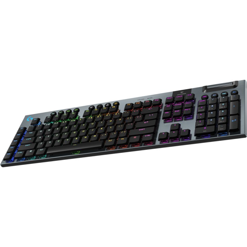 Logitech G G915 X LIGHTSPEED clavier Gaming USB + RF Wireless + Bluetooth AZERTY Français Noir