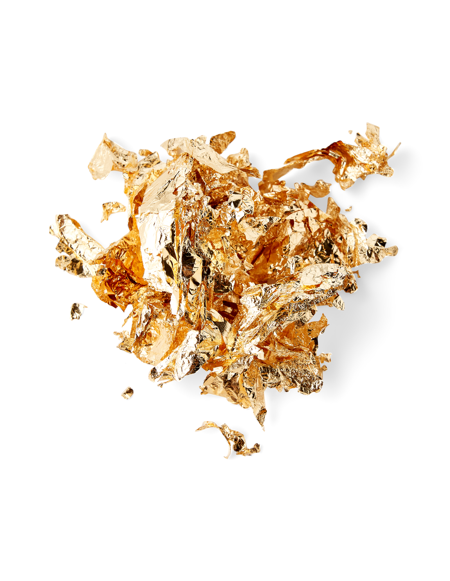 Bladmetal i flager | Folie. 2 g. | Gold