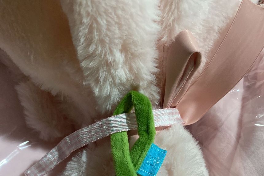 Michu - Tulp Chenille Chenille Bag Charm-sleutelhanger