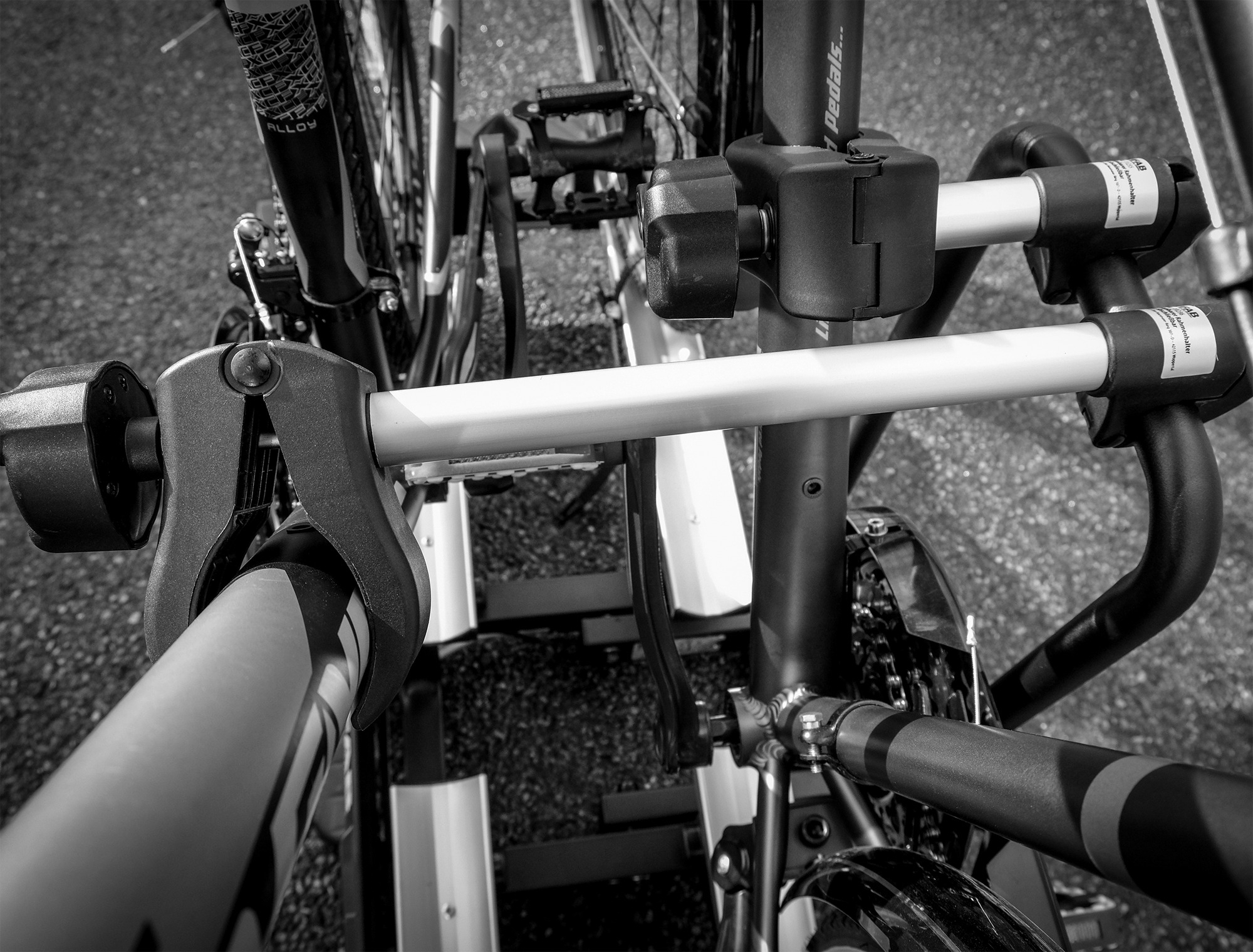 Eufab Fahrradrahmenhalter zur Befestigung an Fahrradträgern lang 32 cm