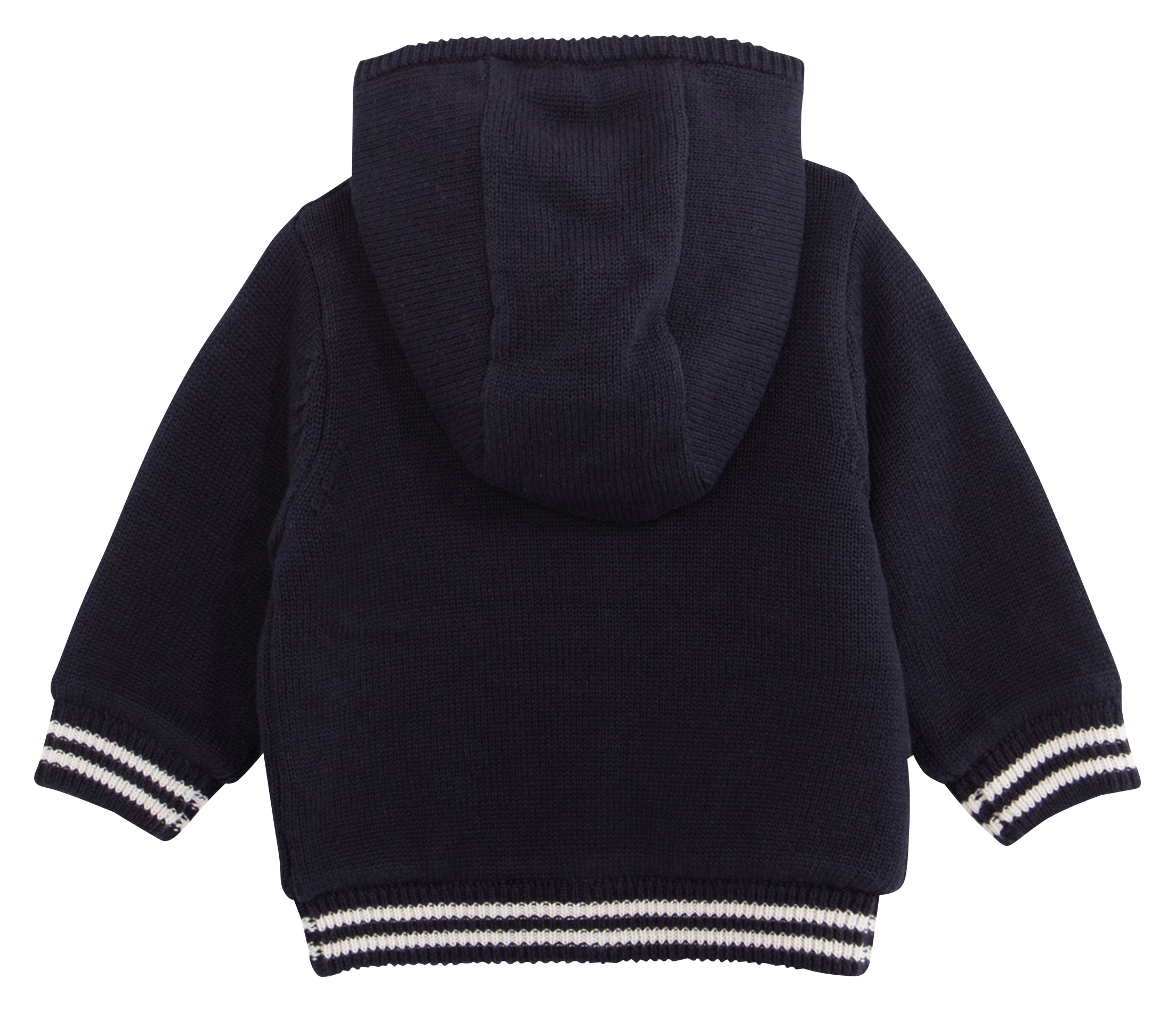 Cardigan réversible en coton mélangé | Marron