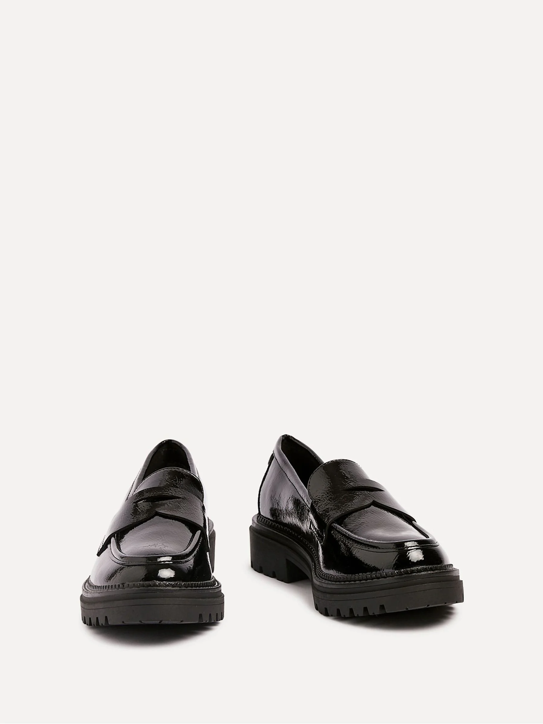 Linzi Lesson Chunky Loafers With Classic Front Tab