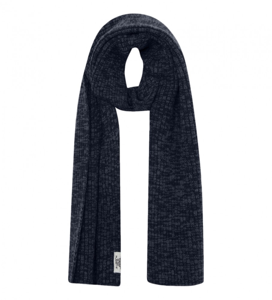 Cachecol ECOALF Thickalf em lã reciclada azul-marinho