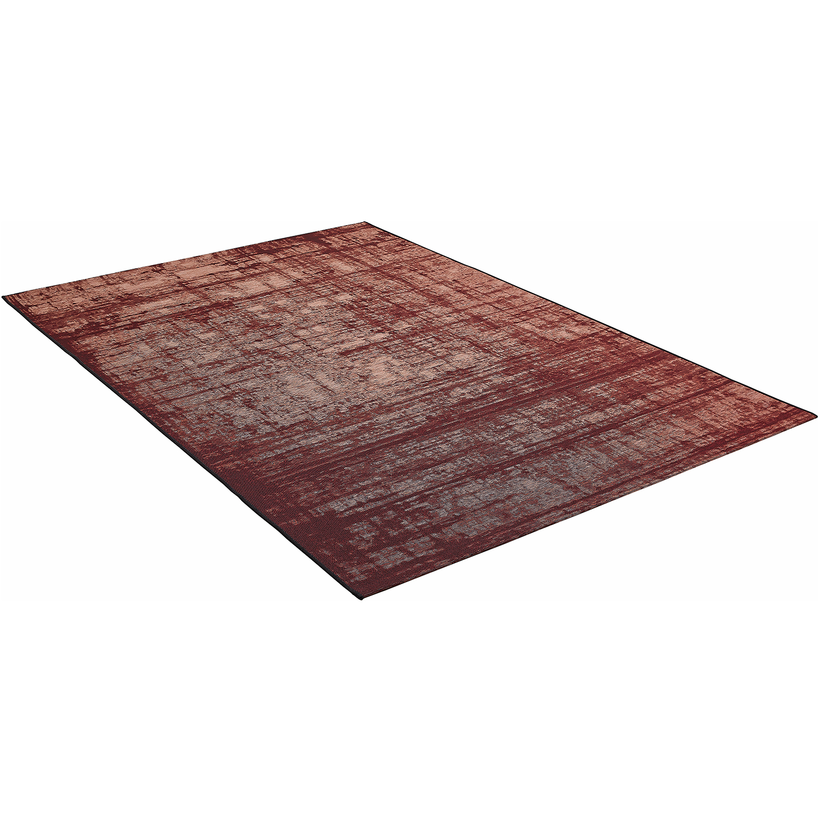In-/Outdoor-Teppich - rot - 123x180 cm