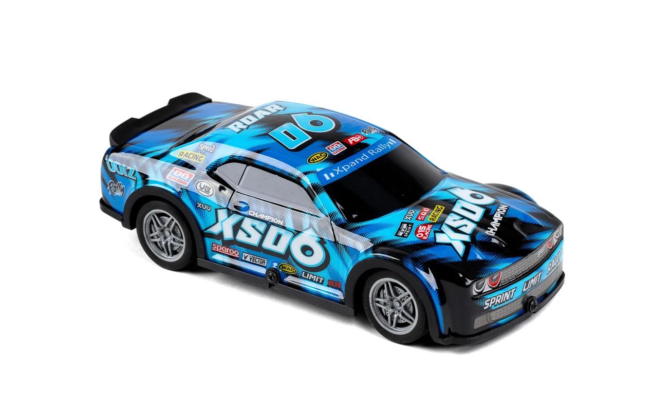 Auto Roar SXO6 mit Licht, Blau, 1:22Ferngesteuerter Sportwagen mit Licht für Kinder ab 3 Jahren