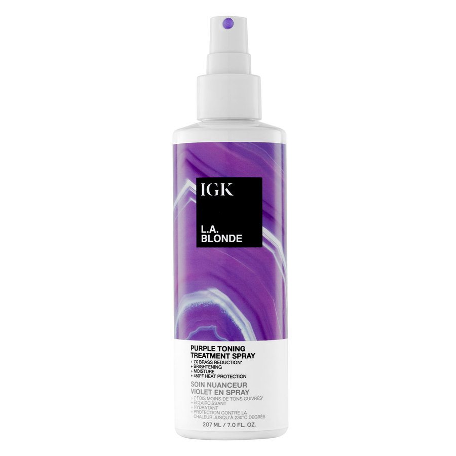 IGK LA Blonde Purple Toning Treatment Spray 207ml