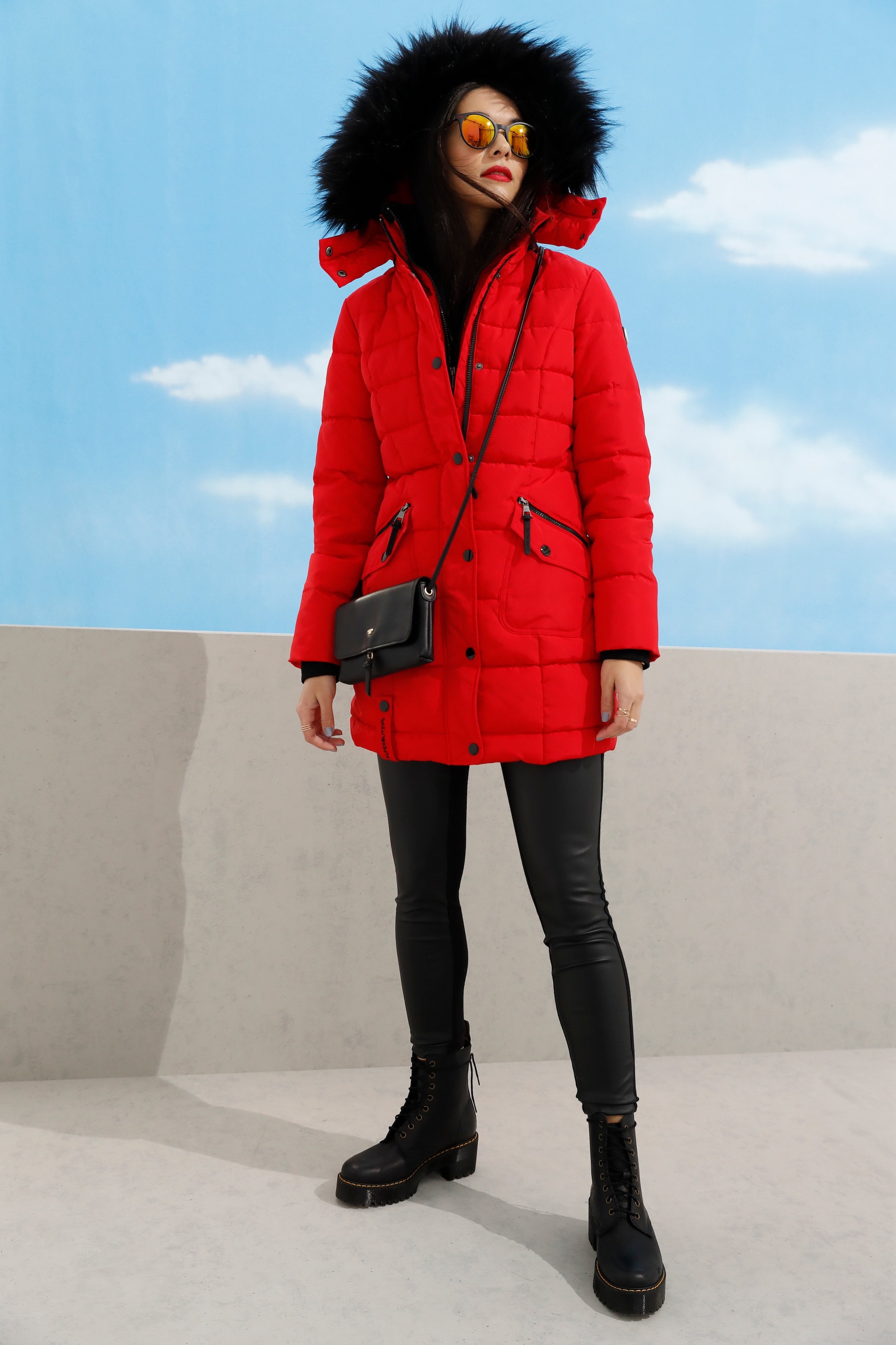KangaROOS Sweatshirt , Langarm,  figurbetonte Passform,  Colourblocking,  aus Baumwolle
