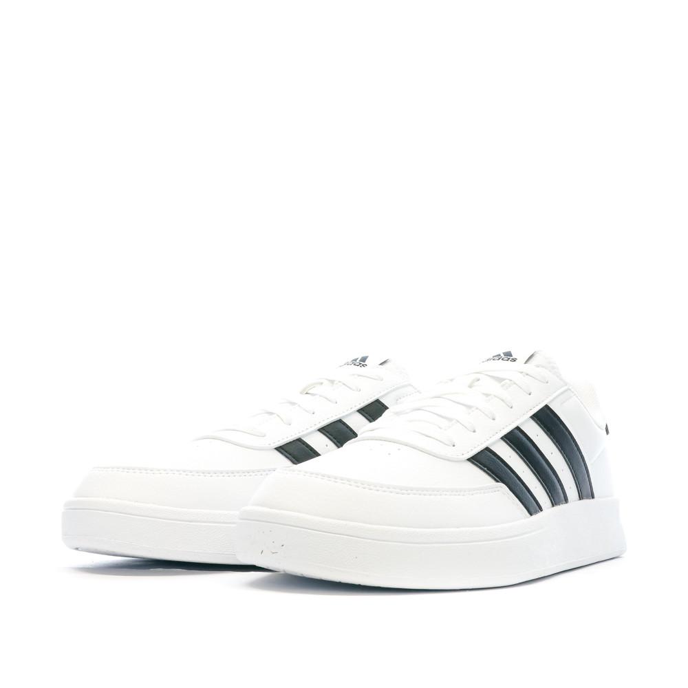 Adidas Baskets Blanches/Noires Homme Adidas Breaknet 2.0