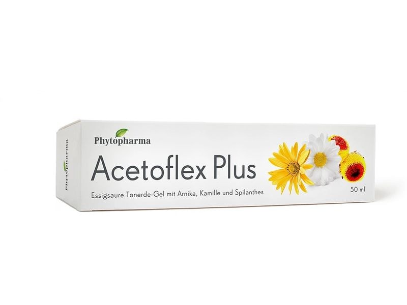 Phytopharma Acetoflex Plus Gel 50 ml Gel mit essigsaurer Tonerde