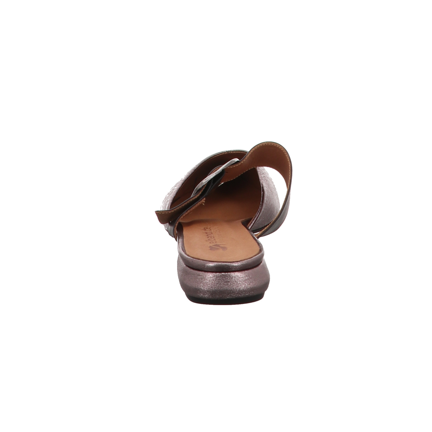 elbandi Pantolette platin gold/silber/bronce