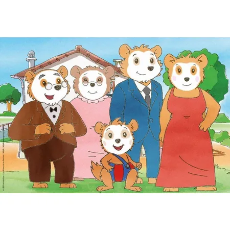 Schmidt Spiele Puzzle - Bobo Siebenschläfer: Freunde und Familie, 3x24 Teile
