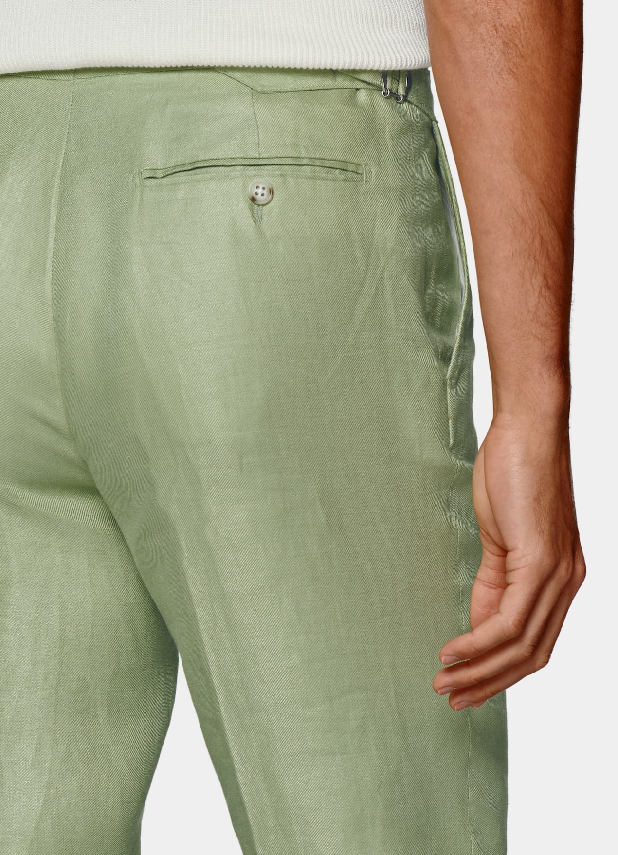 Costume Havana coupe Tailored vert clair