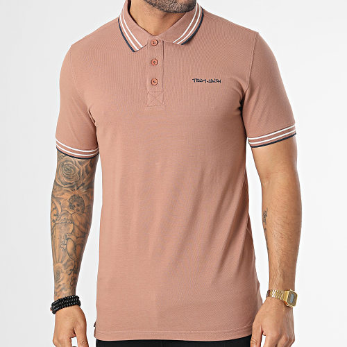 Polo Manches Courtes Pasian Marron
