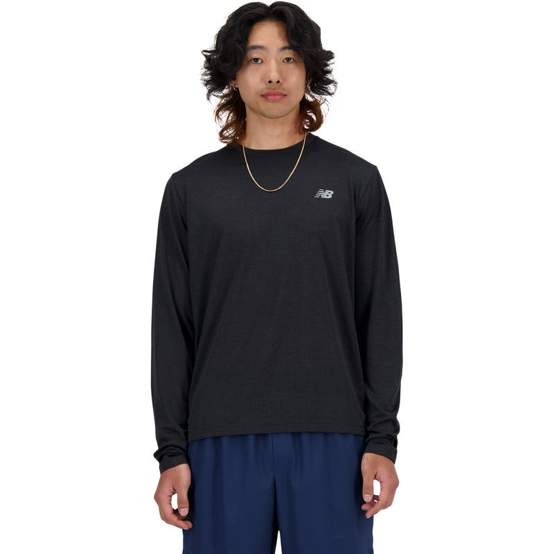 New Balance Athletics Run Langærmet Løbe T-shirt Herre