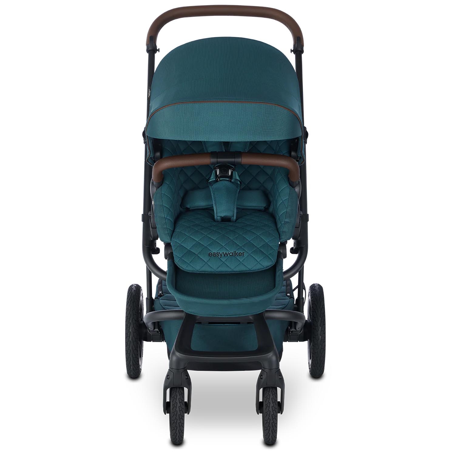 Easywalker Harvey5 Air Premium Jade Green frame + zit nu met reiswieg, wielenset en twee adaptersets