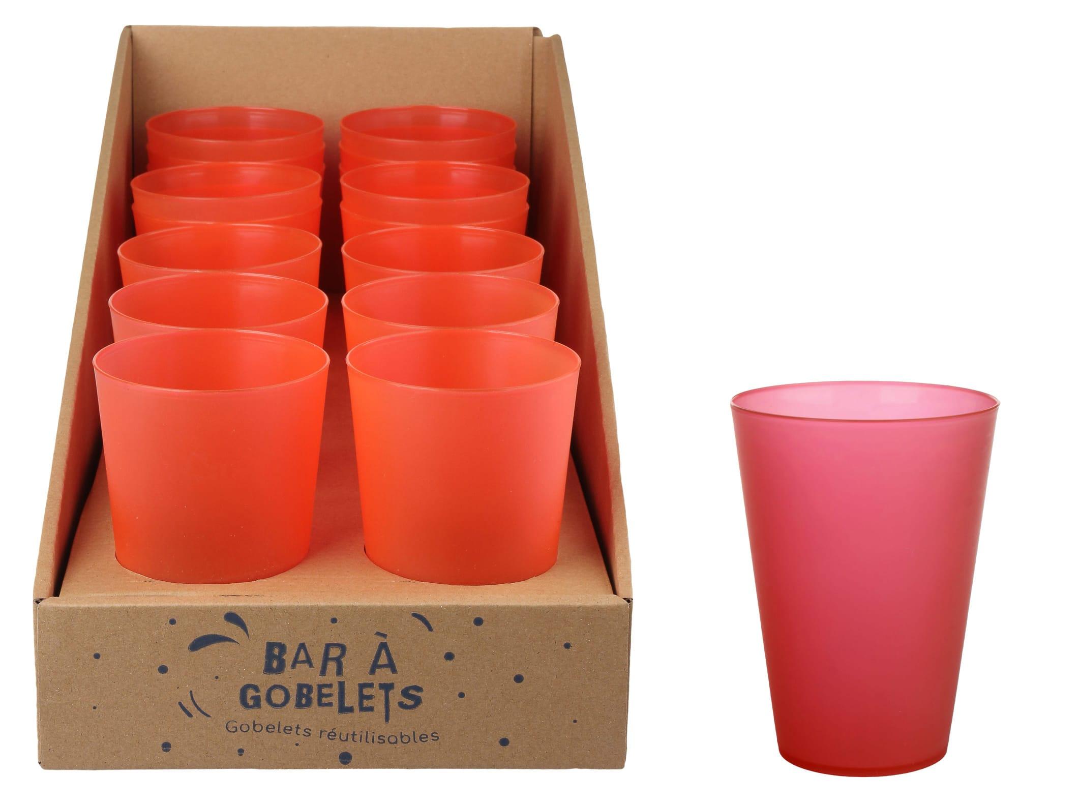 GOBELET 40CL ROUGE