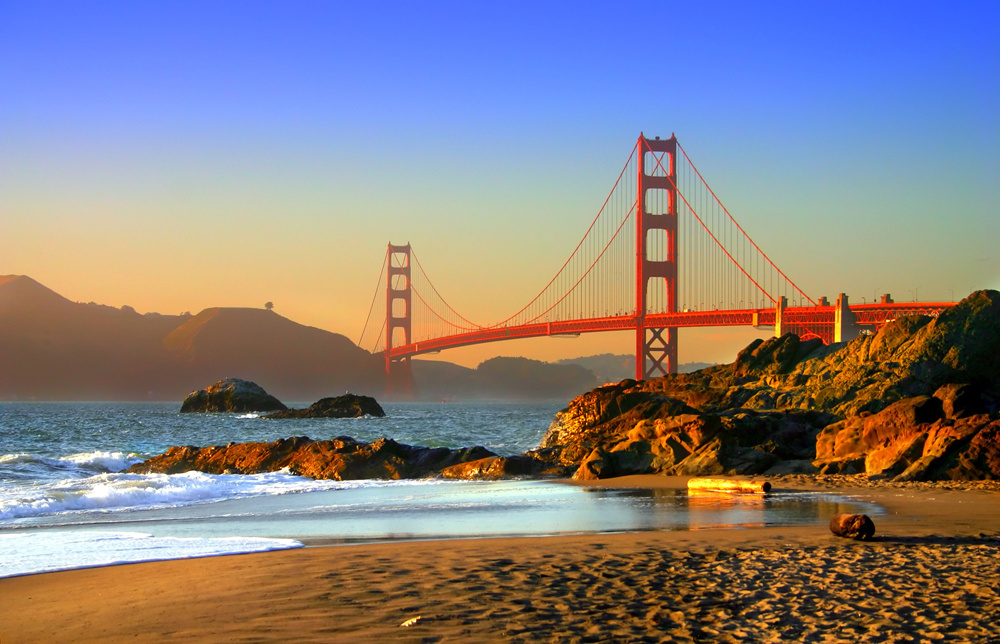 Akustikbild GOLDEN GATE 80x120cm, 7kg