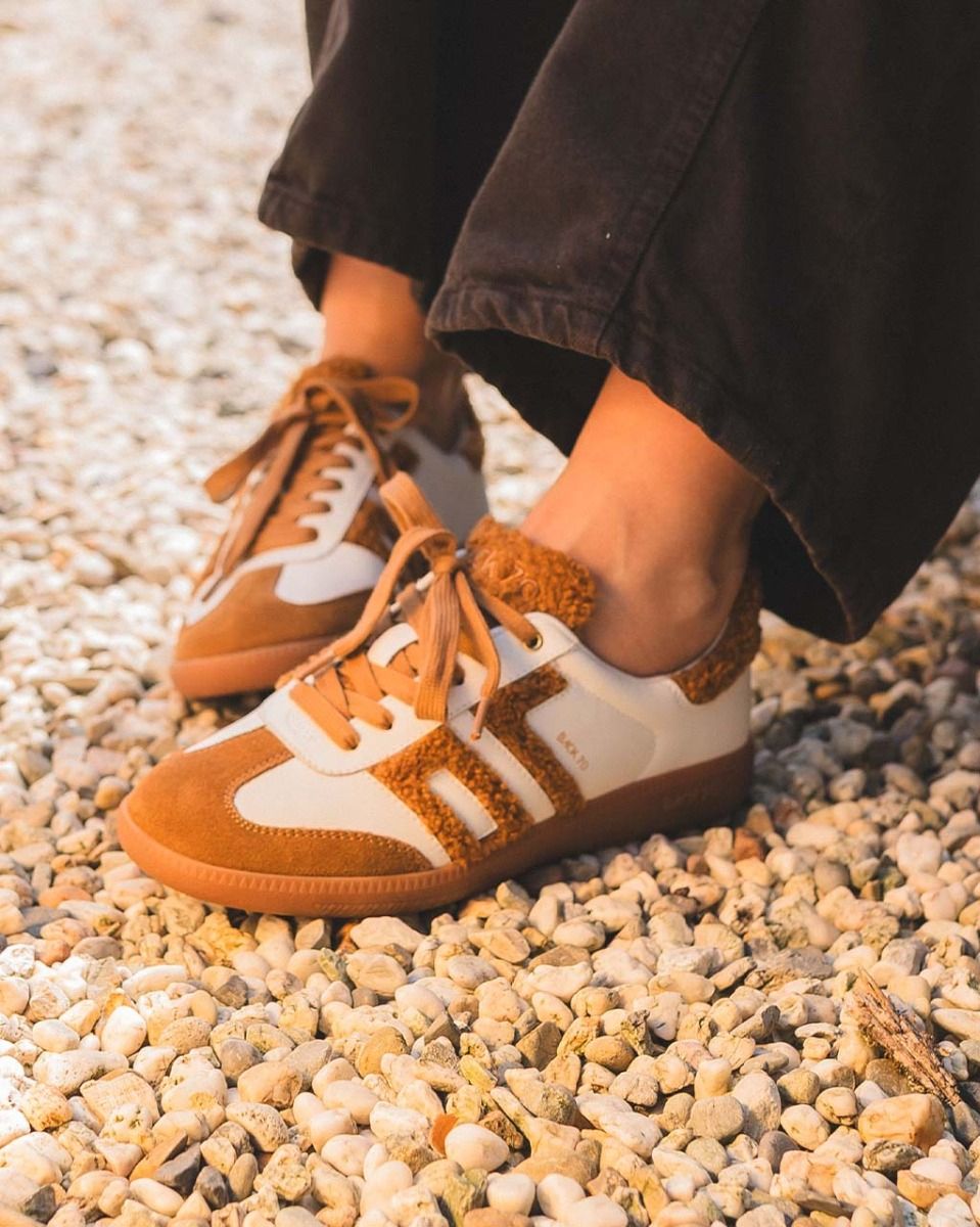 Back 70 Cloud Wit/Cognac Damessneakers