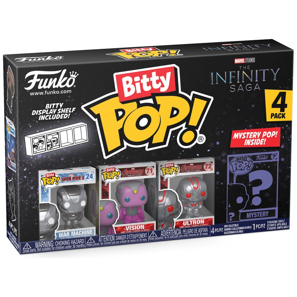 POP! Vinyl: Bitty Pop Marvel Iron Man 4er-Pack