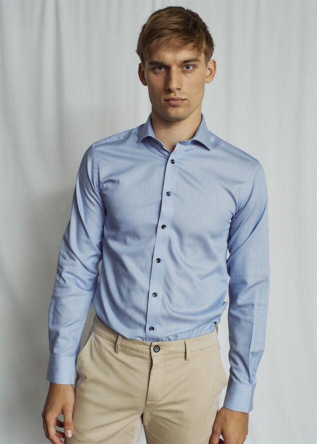 Bruun & Stengade BS Ibaka Slim Fit Shirt Blue