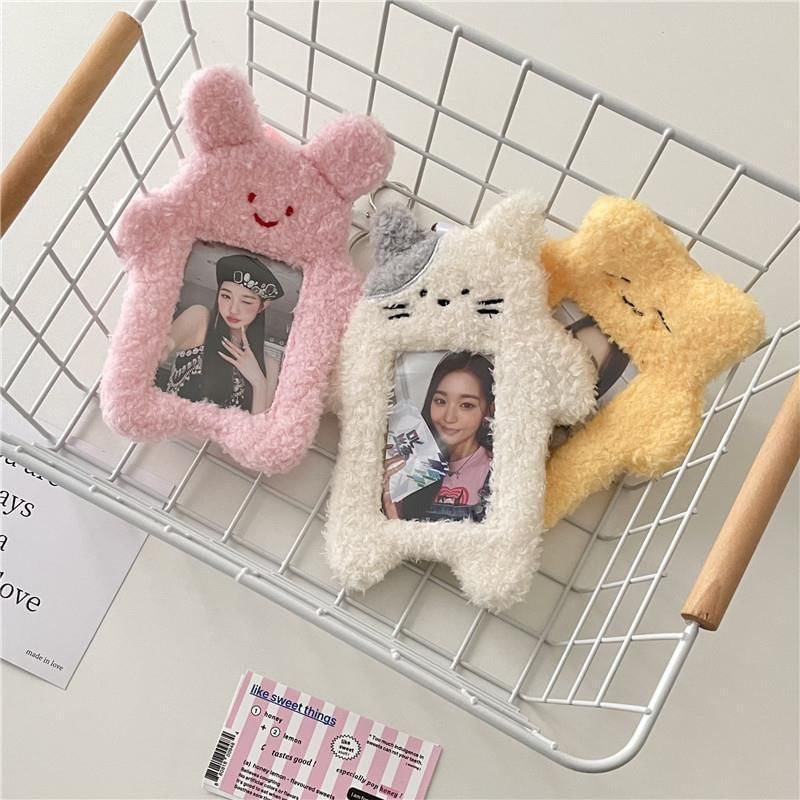 Coolkiss - Dieren Chenille Fotolijst Tashanger Sleutelhanger (Diverse Ontwerpen)
