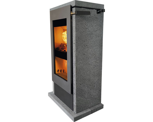 Open haard Xeoos Patagonia x5 natuursteen lava 5 kW