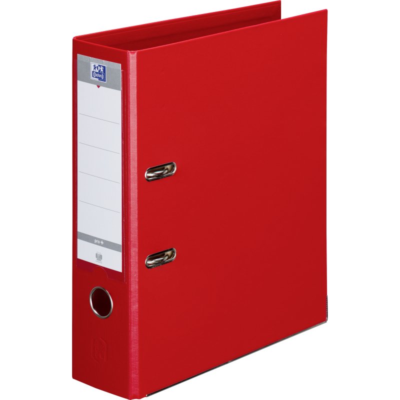 Classeur à levier cartonné Oxford A4 - Dos 8 cm couleurs assorties