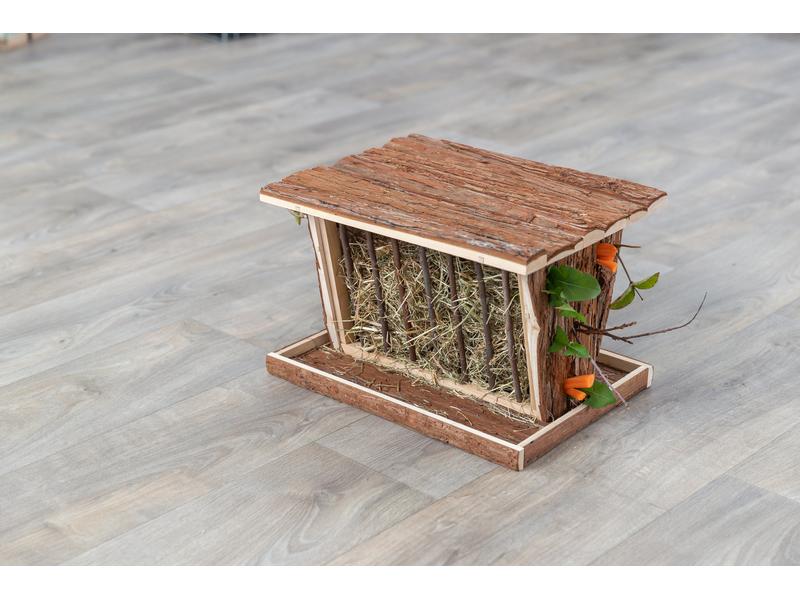 Trixie Heuraufe zum Aufstellen, 40 x 22 x 30 cm Futterplatz