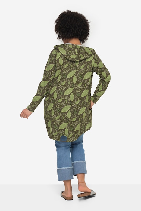 Sweatjacke alloverdruck