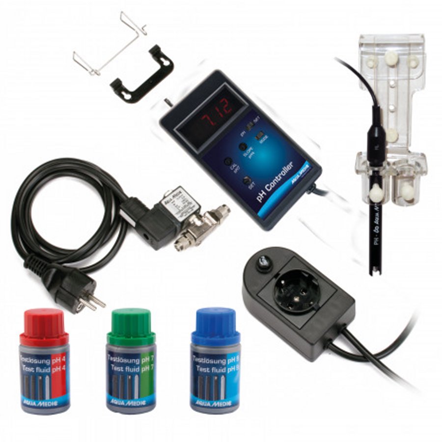 Conjunto de controle de pH AQUAMEDIC