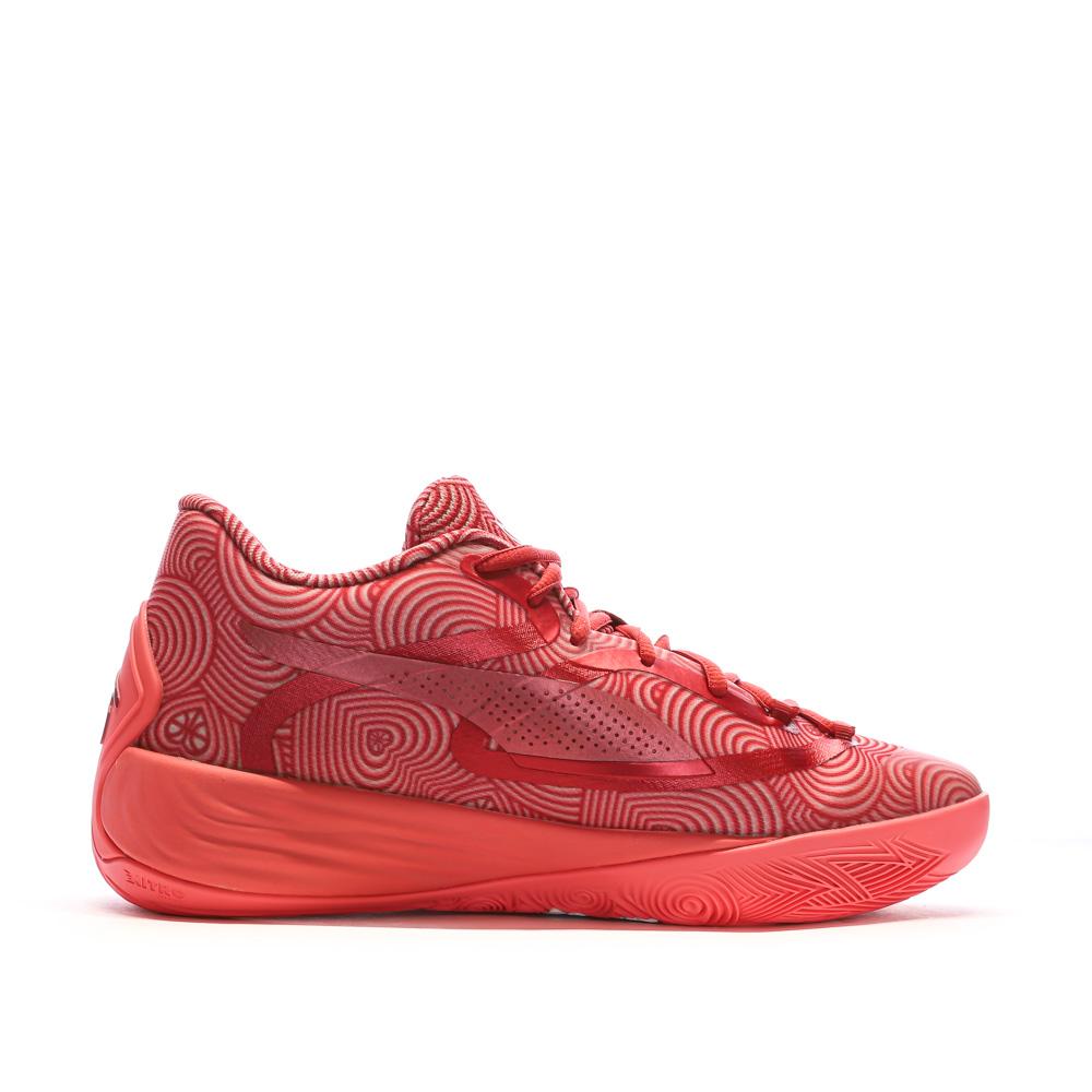 Puma Chaussures de Basketball Rose/Rouge Mixte Puma Stewie 2